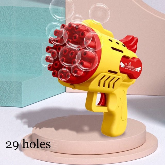 Bubble Gun LED Light Blower - Pride Fire - 847878_FHE915X -