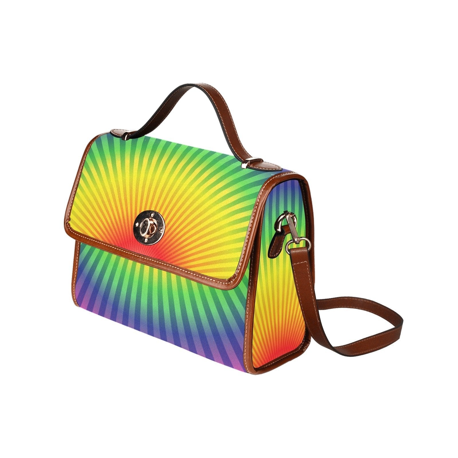 Canvas Rainbow Handbag - Pride Fire - D5790772 - Handbags