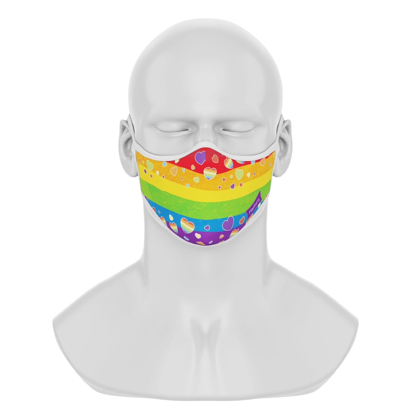 Face Masks Rainbow - 2pcs - Pride Fire - FCM-MSK-RBW - accessories
