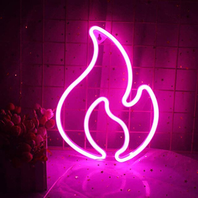 Fire Flame Neon Sign LED Light - Pride Fire - 773463_JJB350J -