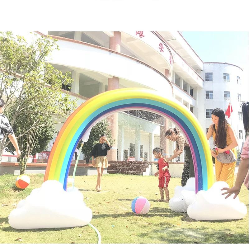 Ginormous Rainbow Cloud Sprinkler Giant Inflatable - Pride Fire - 7428_8O1QL3K -