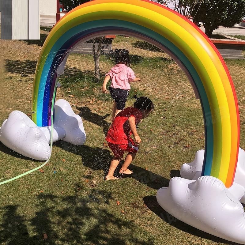 Ginormous Rainbow Cloud Sprinkler Giant Inflatable - Pride Fire - 7428_8O1QL3K -
