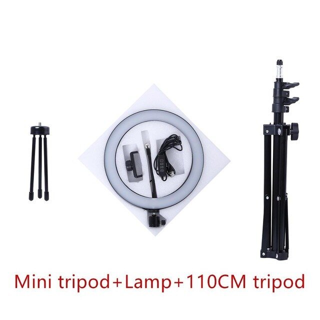 LED Selfie Ring Lamp With Stand Tripod - Pride Fire - 13139_H4TMTMG -