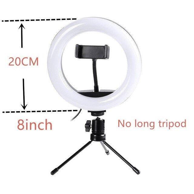 LED Selfie Ring Lamp With Stand Tripod - Pride Fire - 13139_SKTC9JS -