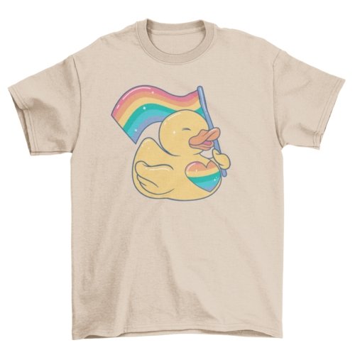LGBTQ Rubber Duck t-shirt - Pride Fire - VX252178UNGT5W2XL - T-shirts