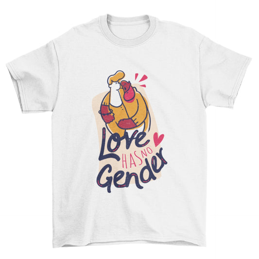 Love Has No Gender t-shirt - Pride Fire - VX165375UNGT4N2XL - T-shirts