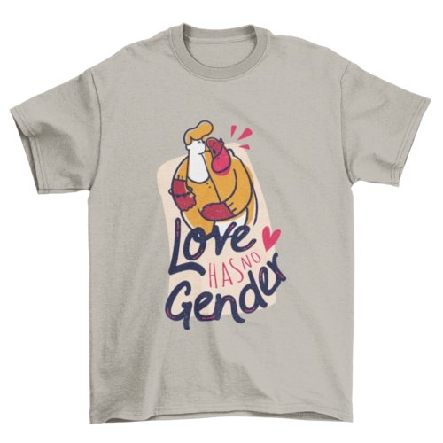 Love Has No Gender t-shirt - Pride Fire - VX165375UNGT4Y2XL - T-shirts