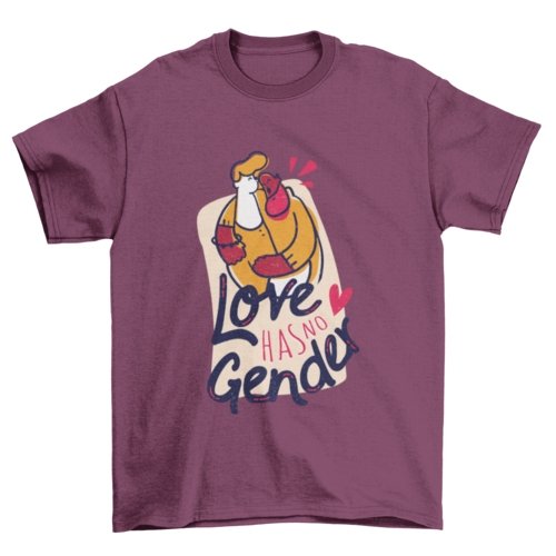 Love Has No Gender t-shirt - Pride Fire - VX165375UNGT5R2XL - T-shirts
