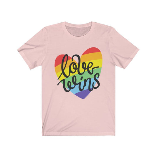 Love Wins Rainbow Heart t-shirt - Pride Fire - 796843821 - T-shirts