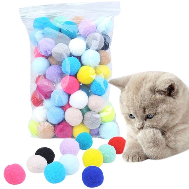 Pom Pom Toy Balls For Cats - Pride Fire - 840195_ME77KB5 -