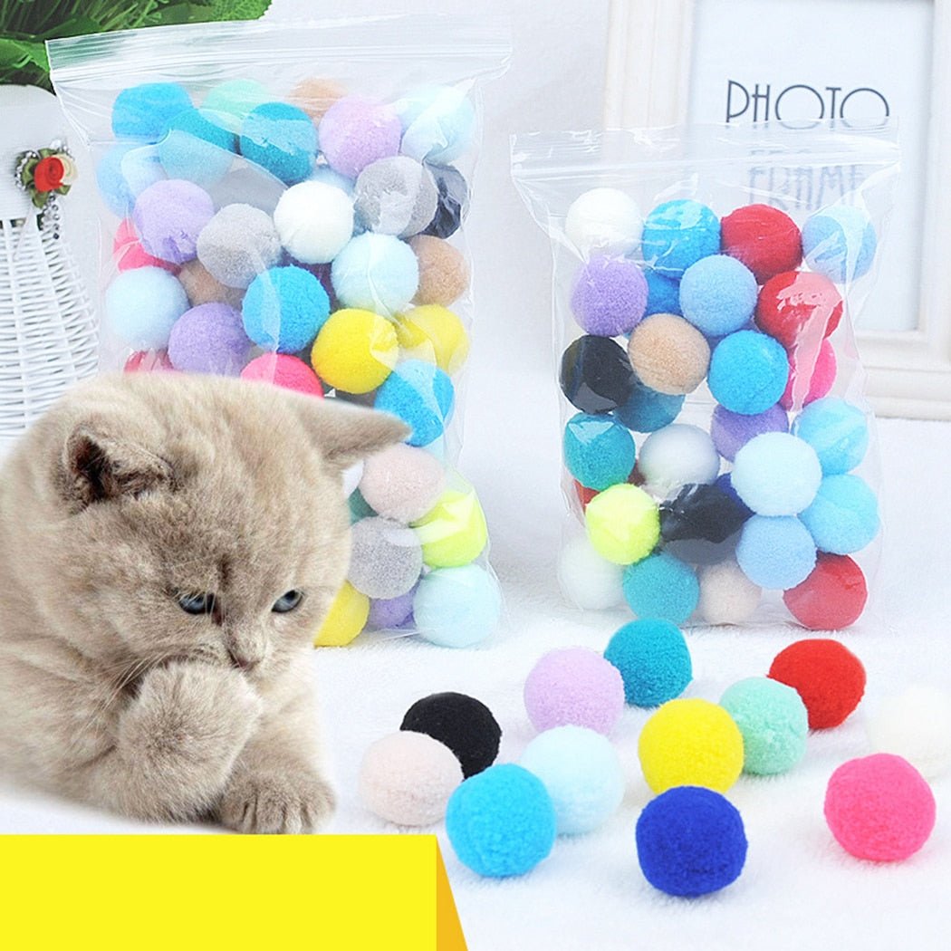 Pom Pom Toy Balls For Cats - Pride Fire - 840195_X7KO3CL -