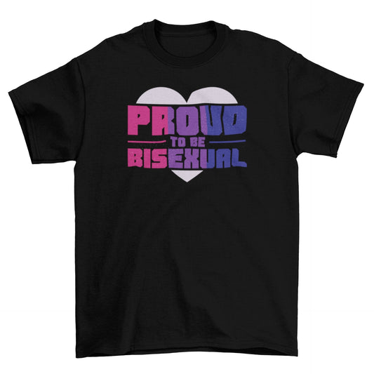 Proud Bisexual t-shirt - Pride Fire - VX151451UNGT1B2XL - T-shirts