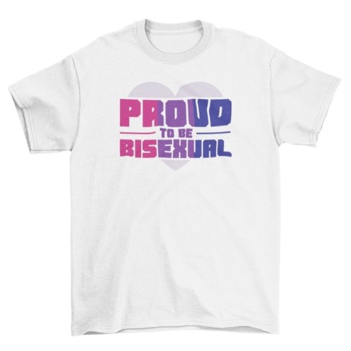 Proud Bisexual t-shirt - Pride Fire - VX151451UNGT1W2XL - T-shirts