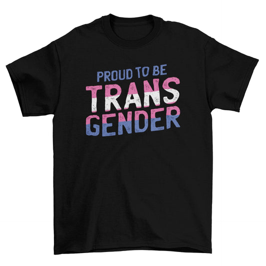 Proud Transgender t-shirt - Pride Fire - VX151455UNGT1B2XL - T-shirts