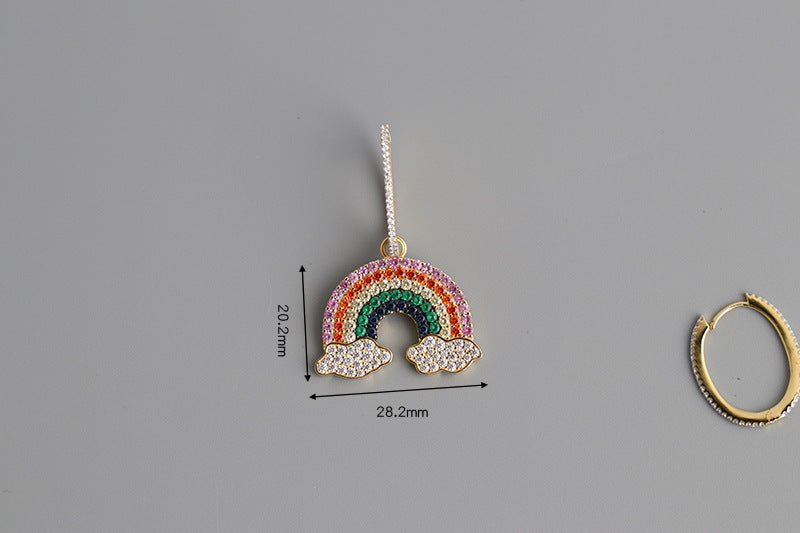 Rainbow big brand AM Earrings - Pride Fire - CJHAJO4 -