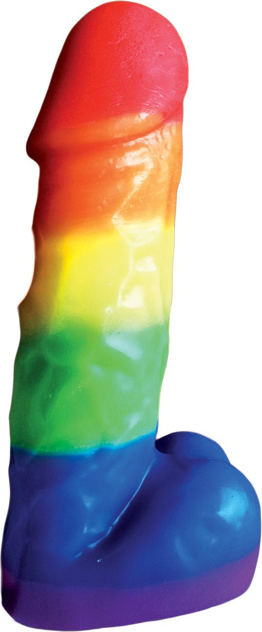 Rainbow Cock Candle 7" - Pride Fire - HTP3144 - Accessories