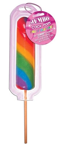 Rainbow Cock Pop - 6" - Pride Fire - HTP2481 - Accessories