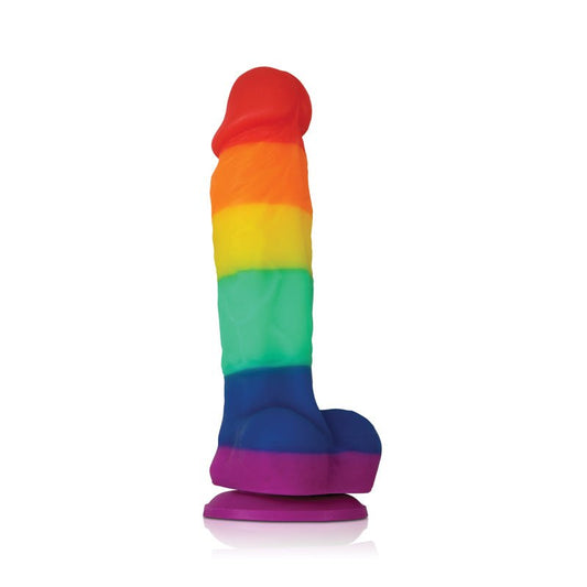 Rainbow Dick - 5" Dildo - Rainbow - Pride Fire - NSN0408-05 - Accessories
