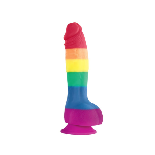 Rainbow Dick- 6 Inch - Pride Fire - NSN0408-06 - Sex Toys