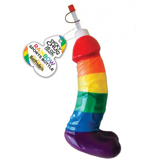 Rainbow Dick Bottle - Pride Fire - HTP3264 - Accessories