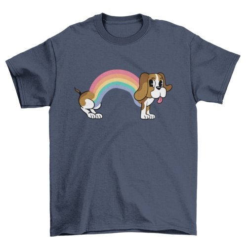 Rainbow Dog t-shirt - Pride Fire - VX214140UNGT1N2XL - T-shirts
