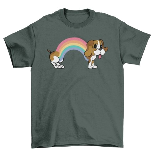 Rainbow Dog t-shirt - Pride Fire - VX214140UNGT2F2XL - T-shirts