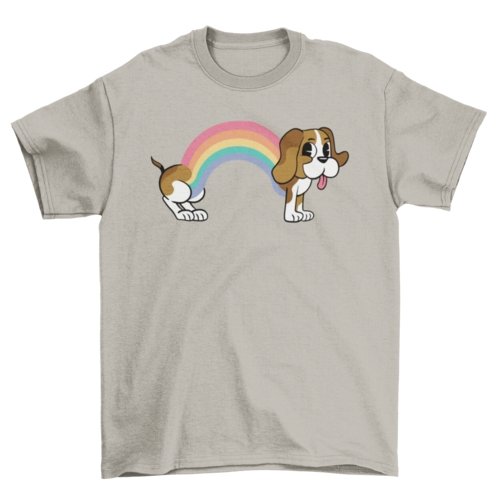 Rainbow Dog t-shirt - Pride Fire - VX214140UNGT4Y2XL - T-shirts