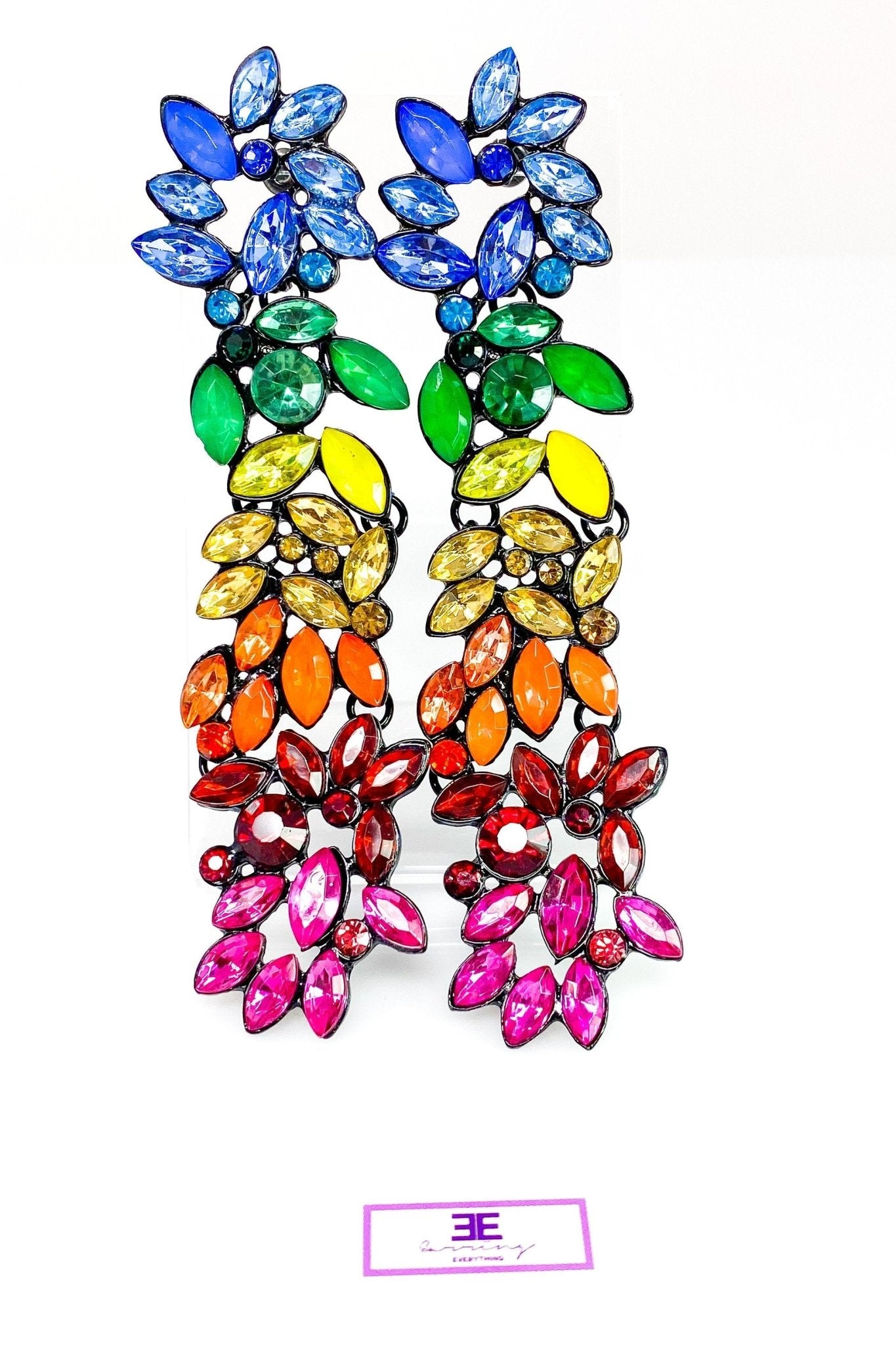 Rainbow Drop Earring - Pride Fire - H3 - Earrings