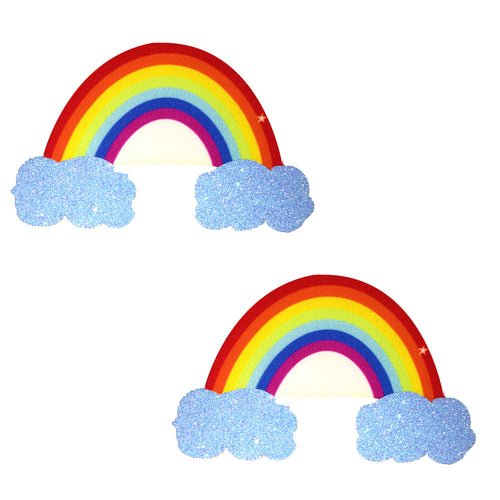 Rainbow Glitter Pasties - Pride Fire - NN-FA-RAI-NS - Accessories