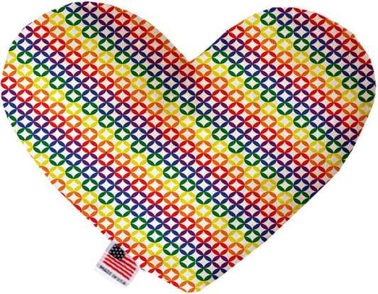 Rainbow Heart Dog Toy - 6in - Pride Fire - MRPP168997 - Toys