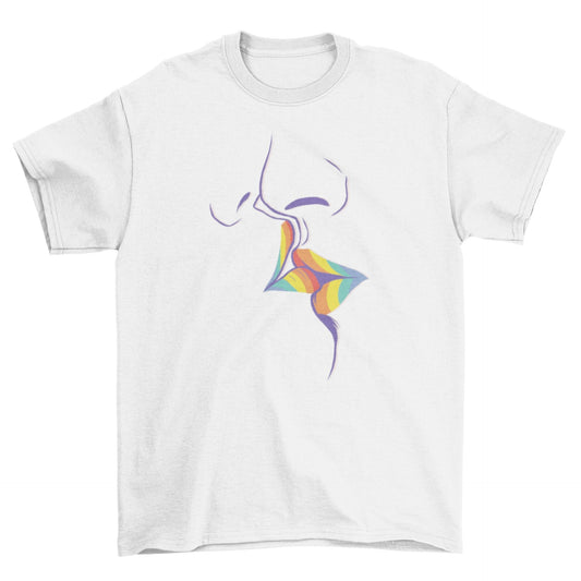 Rainbow Kiss t-shirt - Pride Fire - VX169646UNGT4N2XL - T-shirts