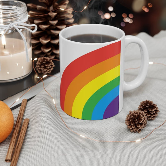 Rainbow Love Mug 11oz - Pride Fire - 2785327722 - Drinkware