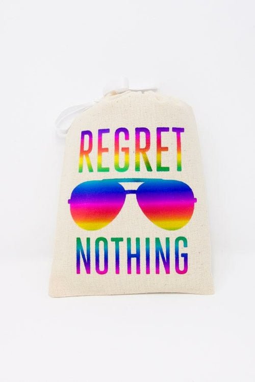Rainbow Regret Nothing! Hangover Kit Bags - Pride Fire - F12-GDBAG-RBW-0046-NA - handbags