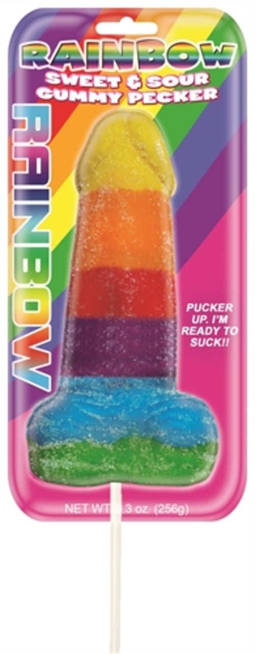 Rainbow Sweet & Sour Gummy Cock - Pride Fire - HTP2976 - Accessories