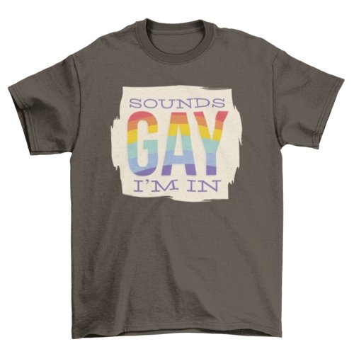 Sounds Gay t-shirt - Pride Fire - VX168561UNGT1M2XL - T-shirts