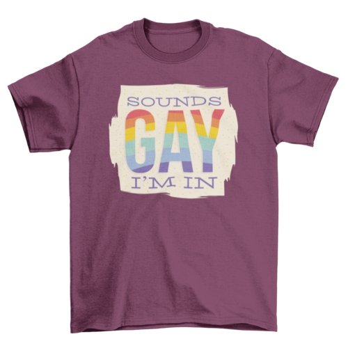 Sounds Gay t-shirt - Pride Fire - VX168561UNGT5R2XL - T-shirts