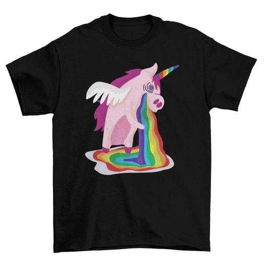 Unicorn Rainbow t-shirt - Pride Fire - VX149366UNGT1B2XL - T-shirts