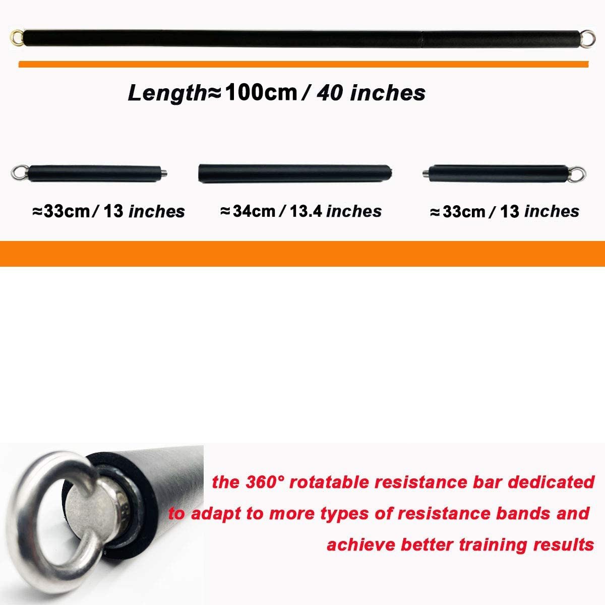 Workout Bar Fitness Resistance Bands Training Expander Gym Equipment - Pride Fire - 654096_CZD1QH4 -