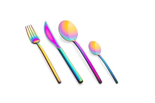 20-Piece Rainbow Flatware Set - Pride Fire - 109422020 - Home & kitchen