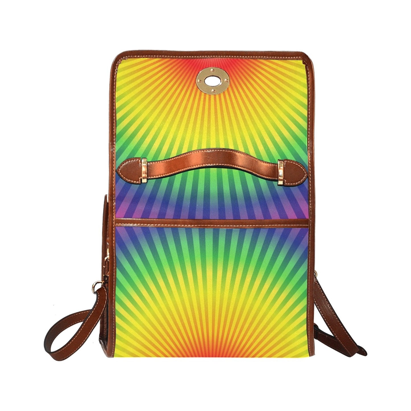 Canvas Rainbow Handbag - Pride Fire - D5790772 - Handbags