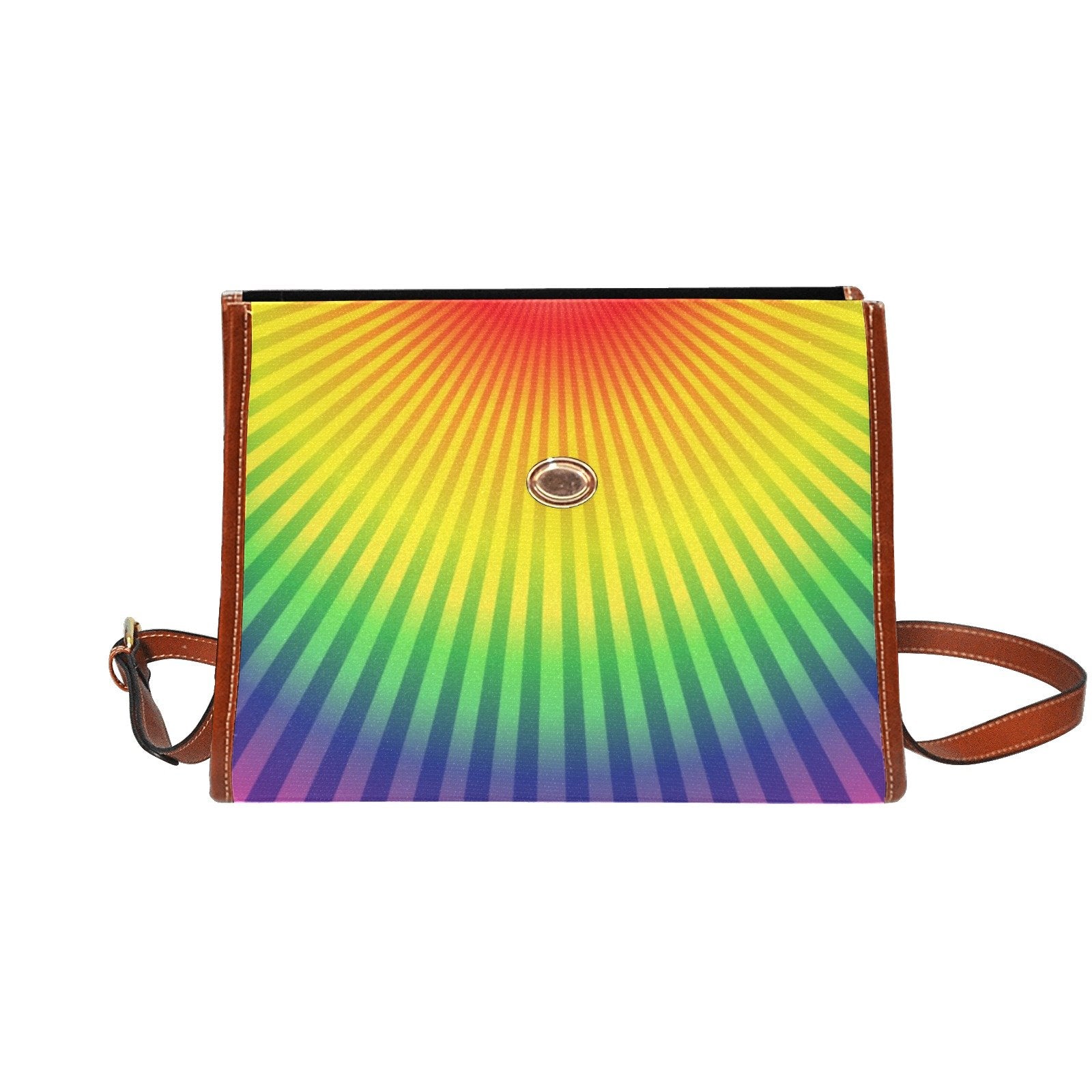 Canvas Rainbow Handbag - Pride Fire - D5790772 - Handbags