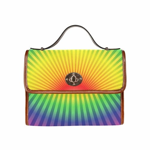 Canvas Rainbow Handbag - Pride Fire - D5790772 - Handbags