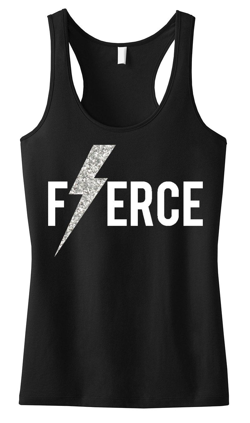 FIERCE Glitter Tank Top - Pride Fire - 3XL - Women's Clothing