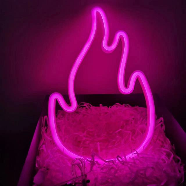 Fire Flame Neon Sign LED Light - Pride Fire - 773463_JBGFALC -