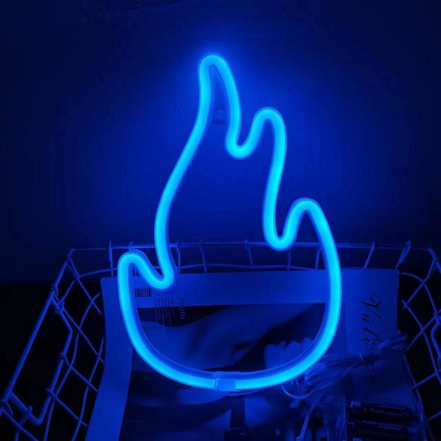 Fire Flame Neon Sign LED Light - Pride Fire - 773463_MZGS1QC -