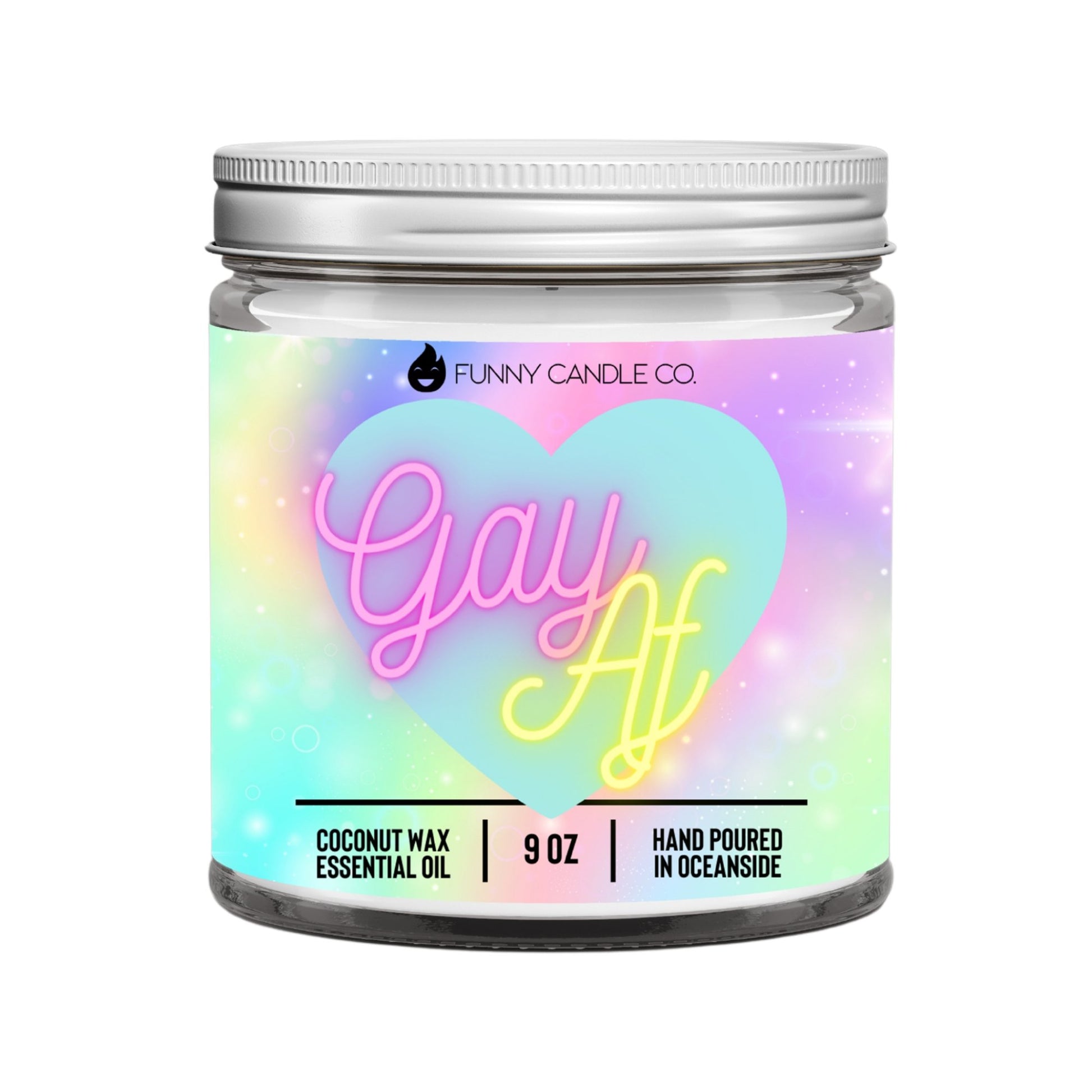 Gay Af - LGBTQ+ Candle - Pride Fire - FCD-231 - Diffusers, Oils & Candles