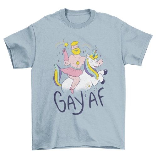 Gay AF t-shirt - Pride Fire - VX205140UNGT4N2XL - T-shirts