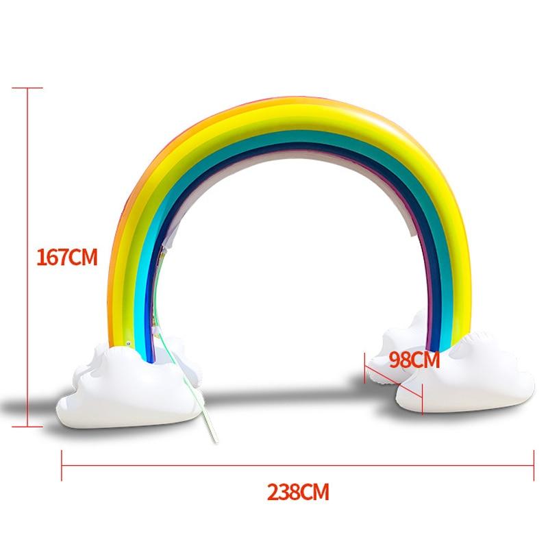 Ginormous Rainbow Cloud Sprinkler Giant Inflatable - Pride Fire - 7428_8O1QL3K -