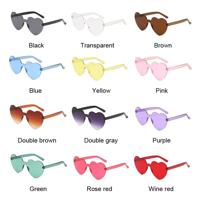 Heart Shaped Sunglasses - Pride Fire - 16796_AHD8XUQ -