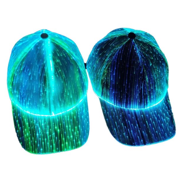 Led Light Up Hoed Glowing Dark Baseball Cap - Pride Fire - 606867_LXN00KI -